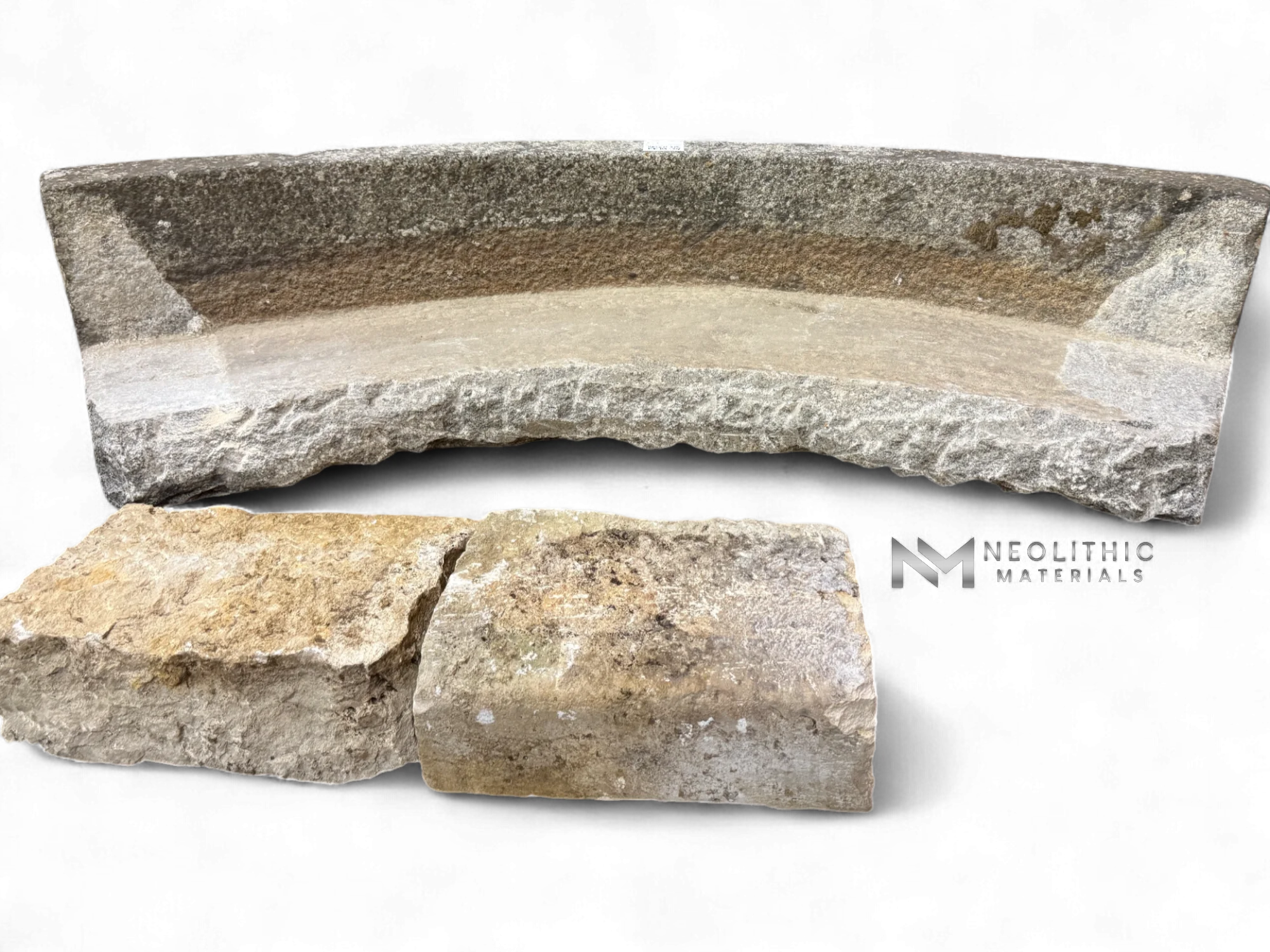 French Antique Granite Stone Mill used as Bench - Image 3